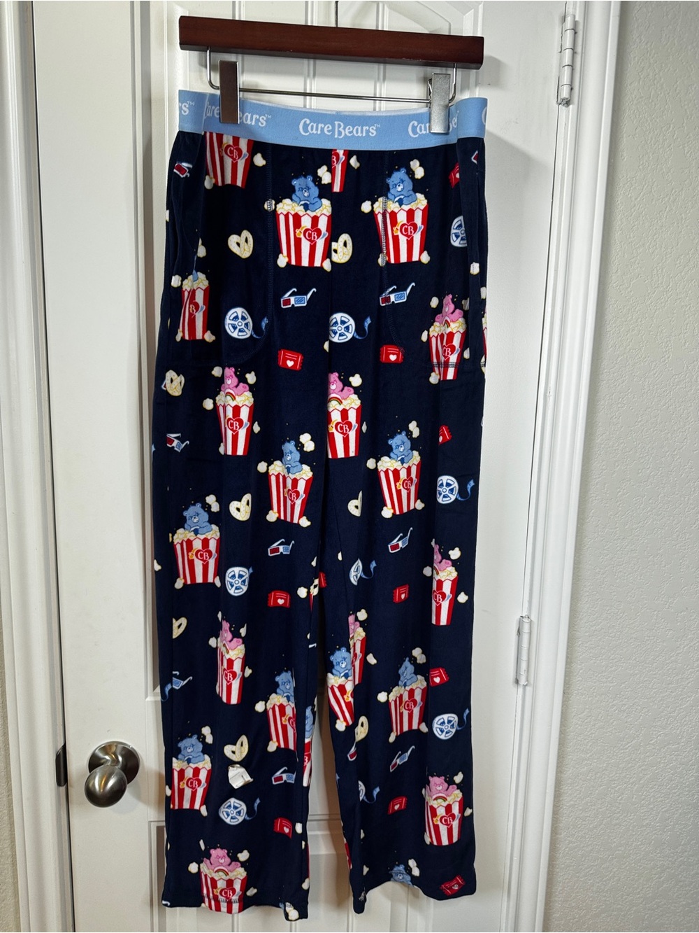 Care Bears Popcorn Pajama Pants movies lover soft fuzzy pants